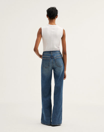 The Wide-Leg Jean in Super Stretch Denim Sunnyside Wash | Madewell Recommended