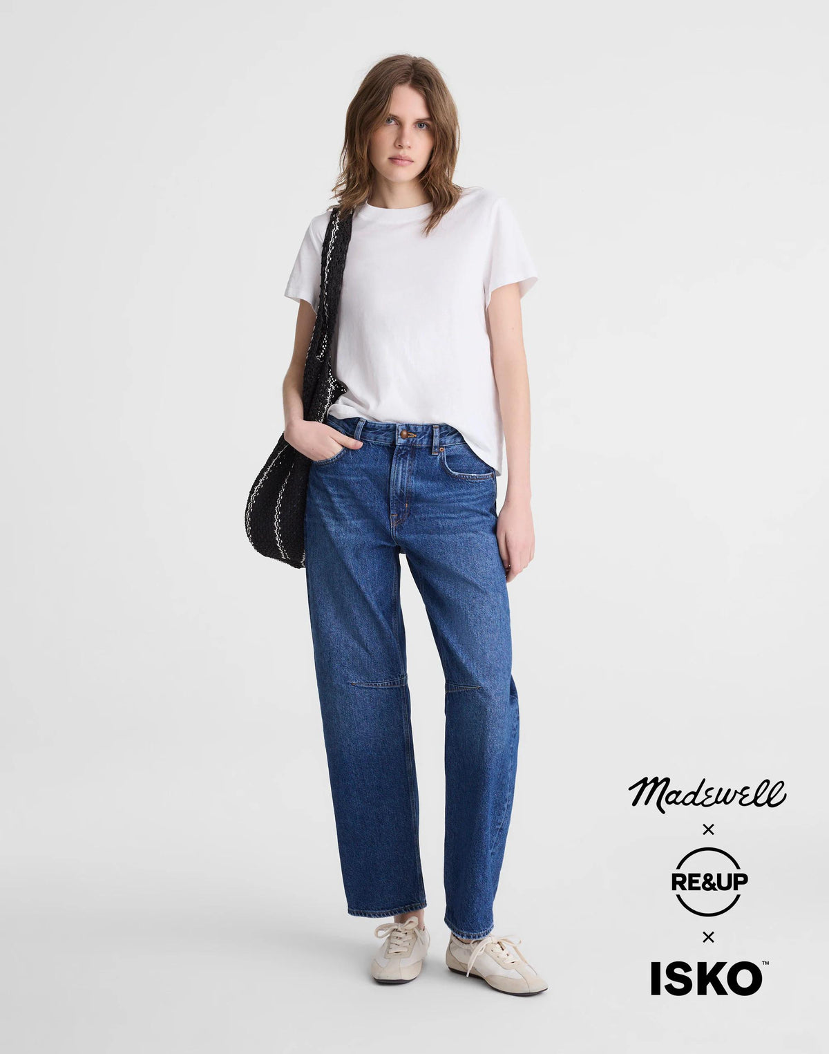 Circular Darted Barrel-Leg Jean Heirloom Wash | Madewell Trending