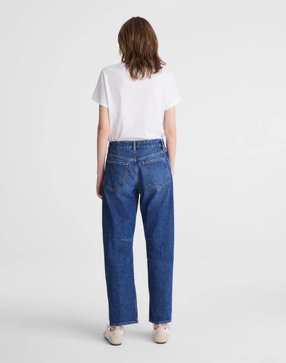 Circular Darted Barrel-Leg Jean Heirloom Wash | Madewell Trending