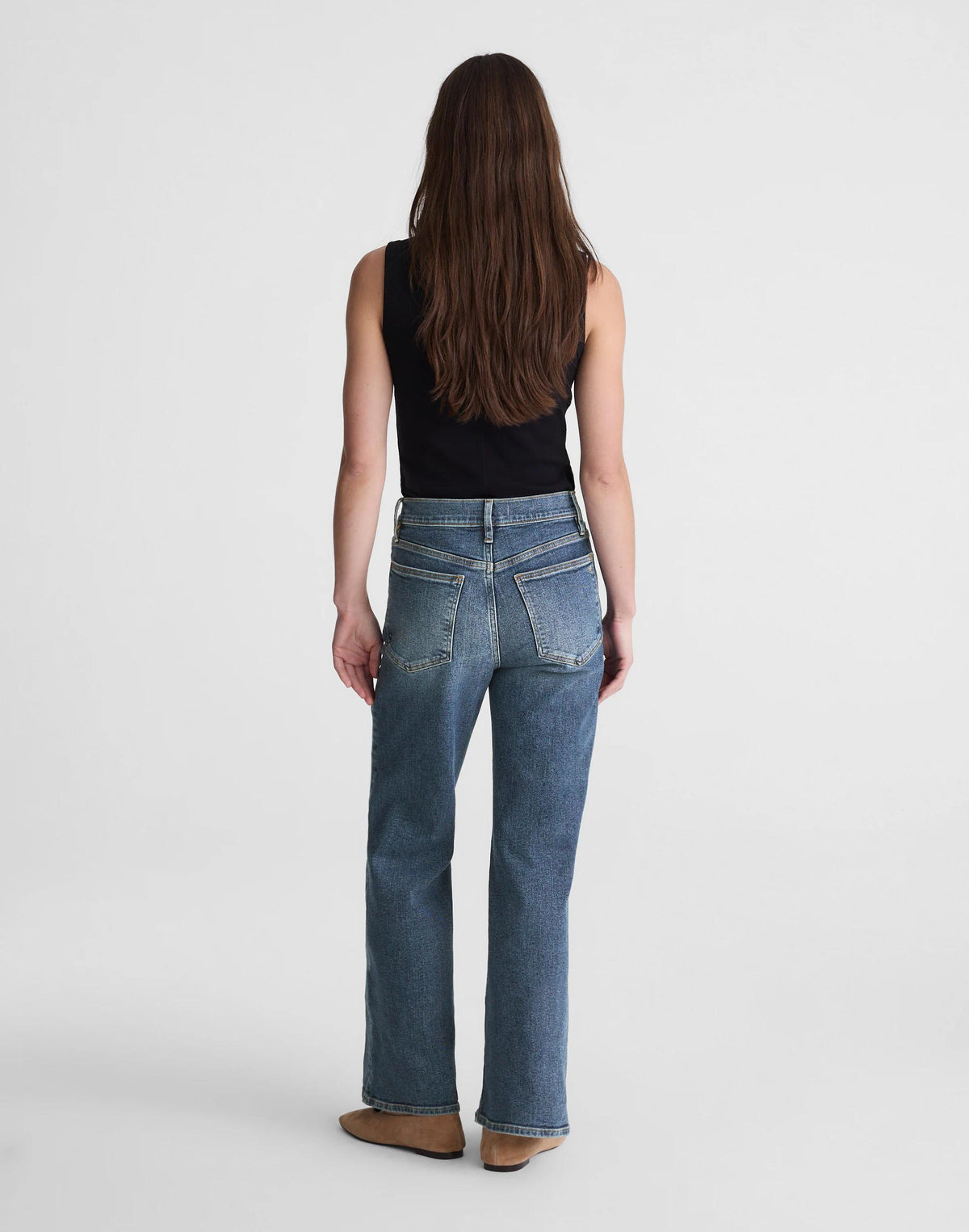 Circular Wide-Leg Jean Soft Indigo Wash | Madewell Exclusive