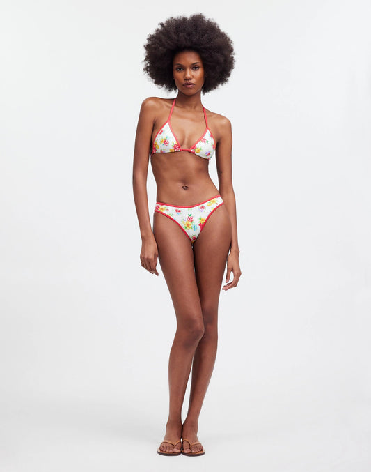 Frankies Bikinis Dove Classic Bikini Bottom Sweet Hibiscus Print | Madewell Smart Buy