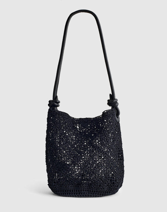 Open-Weave Tote True Black | Madewell Hot Sale