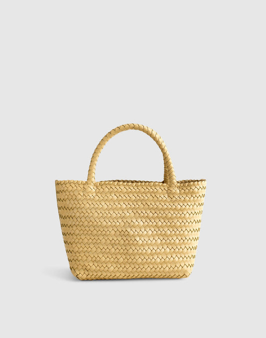 The Signature Woven Mini Tote Yellow Clay | Madewell Special Offer