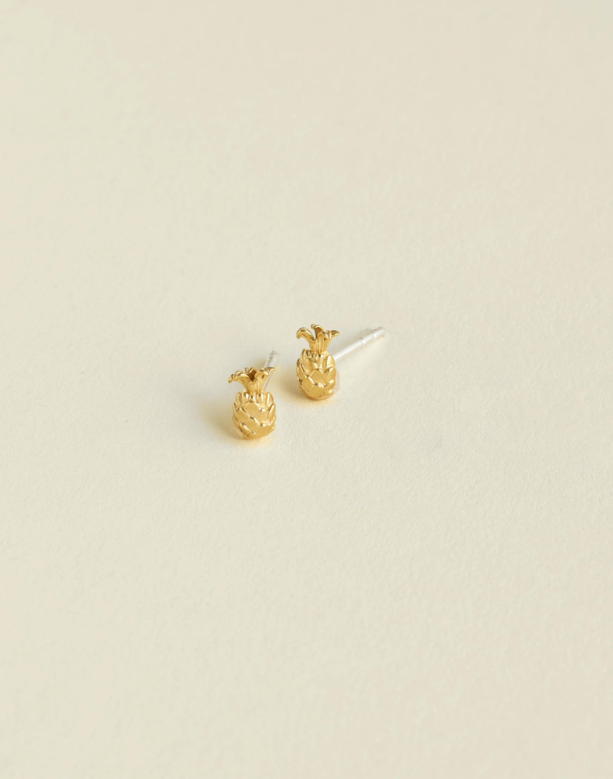 Demi-Fine Pineapple Stud Earrings 14k Gold | Madewell Featured