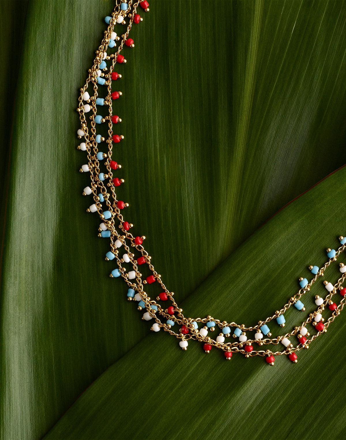 Enamel Chain Choker Necklace Turquoise Multi | Madewell Top Pick