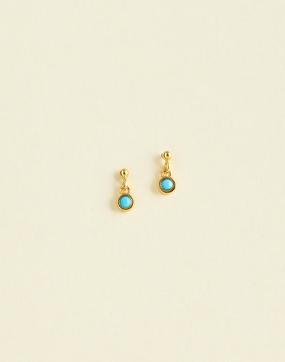 Demi-Fine Turquoise Drop Earrings Turquoise Multi | Madewell Sale