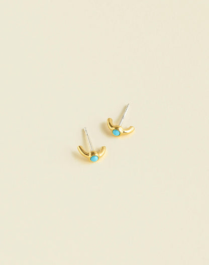 Demi-Fine Illusion Stud Earrings Turquoise Multi | Madewell Hot Sale
