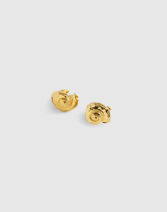 Shell Hoop Earrings Antique Gold | Madewell Hot Sale