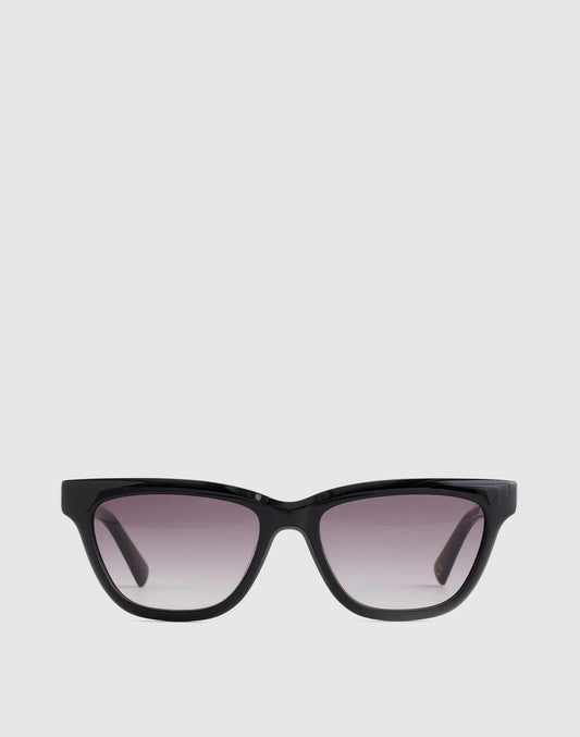 The Delia Angular Sunglasses True Black | Madewell Recommended