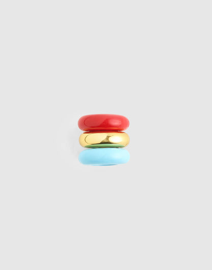 Donut Bead Clip Set Frosted Sky | Madewell Top Pick
