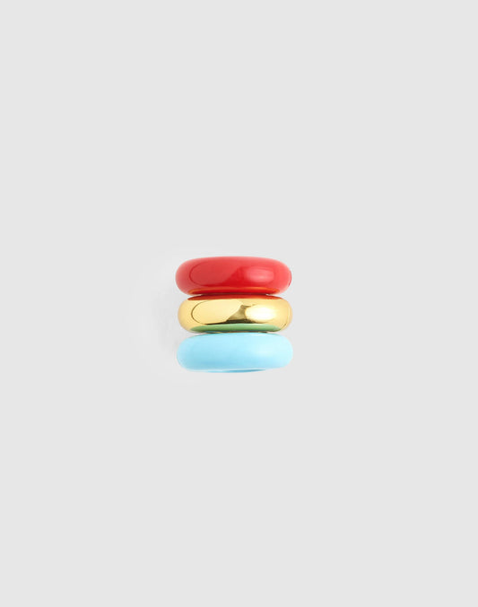 Donut Bead Clip Set Frosted Sky | Madewell Top Pick