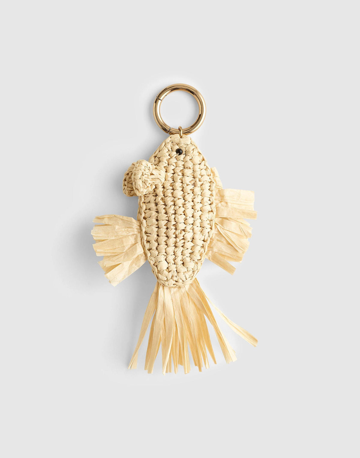 Crochet Fish Bag Charm Natural Multi | Madewell Discount