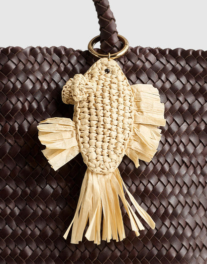 Crochet Fish Bag Charm Natural Multi | Madewell Discount