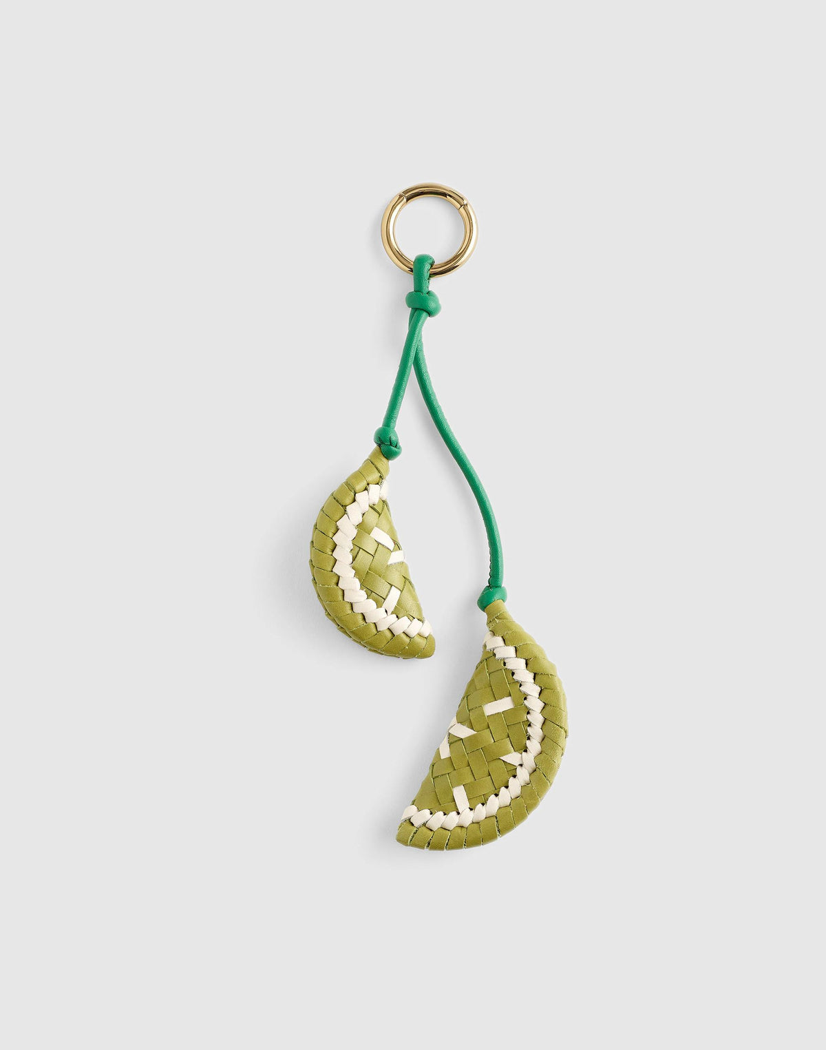 Woven Citrus Bag Charm Lime Slice | Madewell Smart Buy