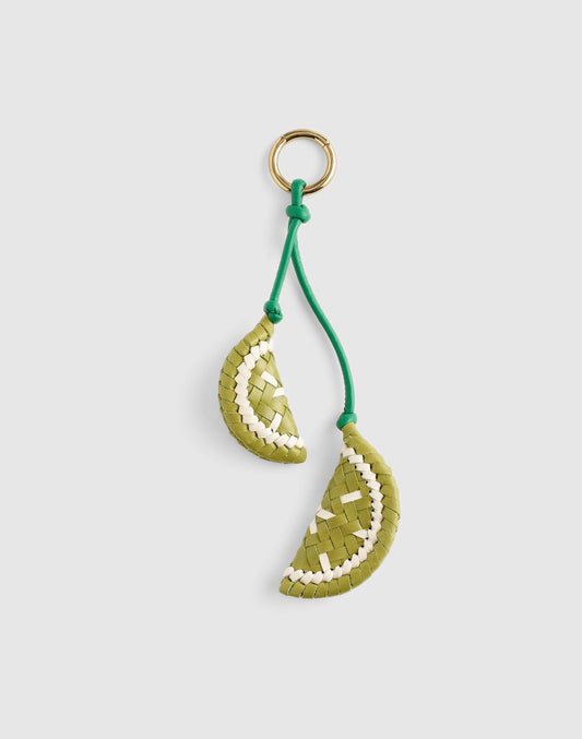 Woven Citrus Bag Charm Lime Slice | Madewell Smart Buy