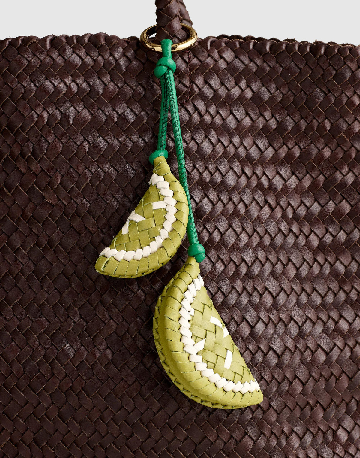 Woven Citrus Bag Charm Lime Slice | Madewell Smart Buy
