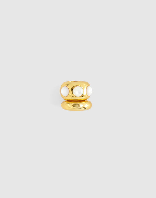Cabochon Bead Clip Set Mother Of Pearl | Madewell Smart Buy