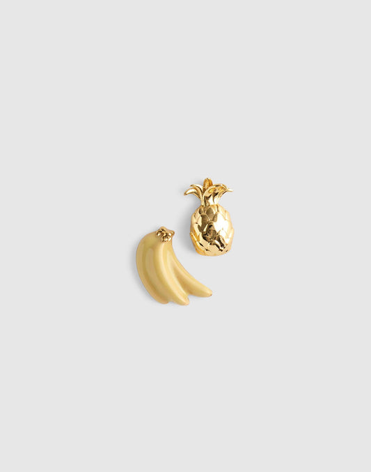 Fruit Salad Screw Pin Set Antique Gold | Madewell Exclusive