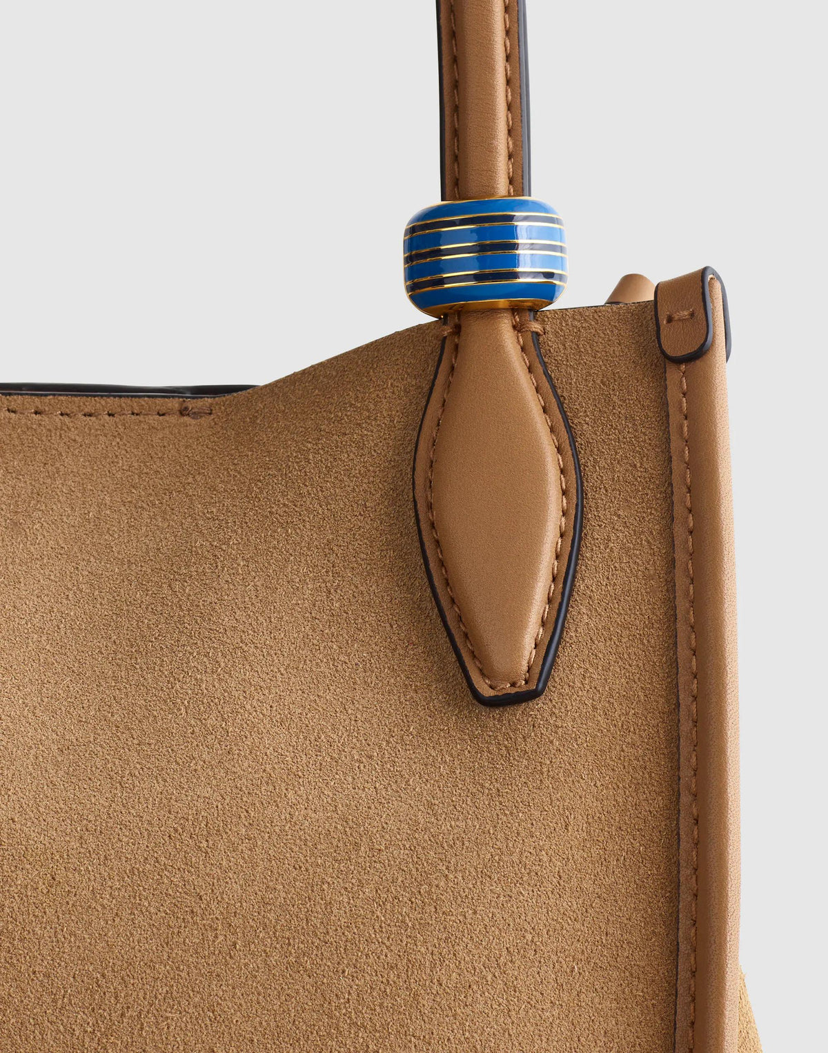 Striped Enamel Bead Clip Retro Blue | Madewell Popular