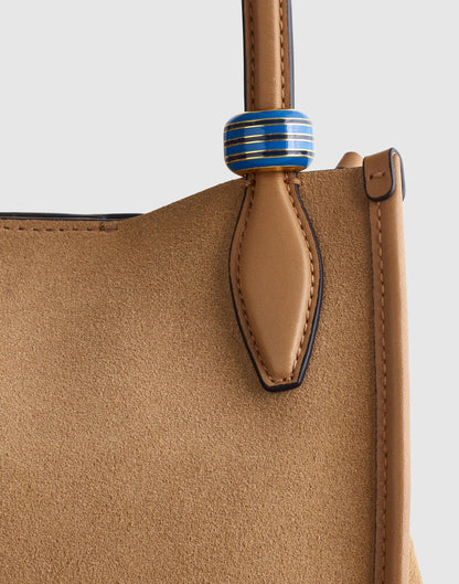 Striped Enamel Bead Clip Retro Blue | Madewell Popular