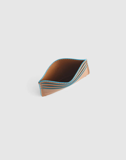 Curved Card Case in Leather Golden Tan | Madewell Everyday