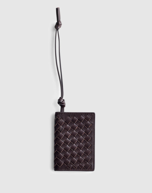 Woven ID Case Coffee Bean | Madewell New