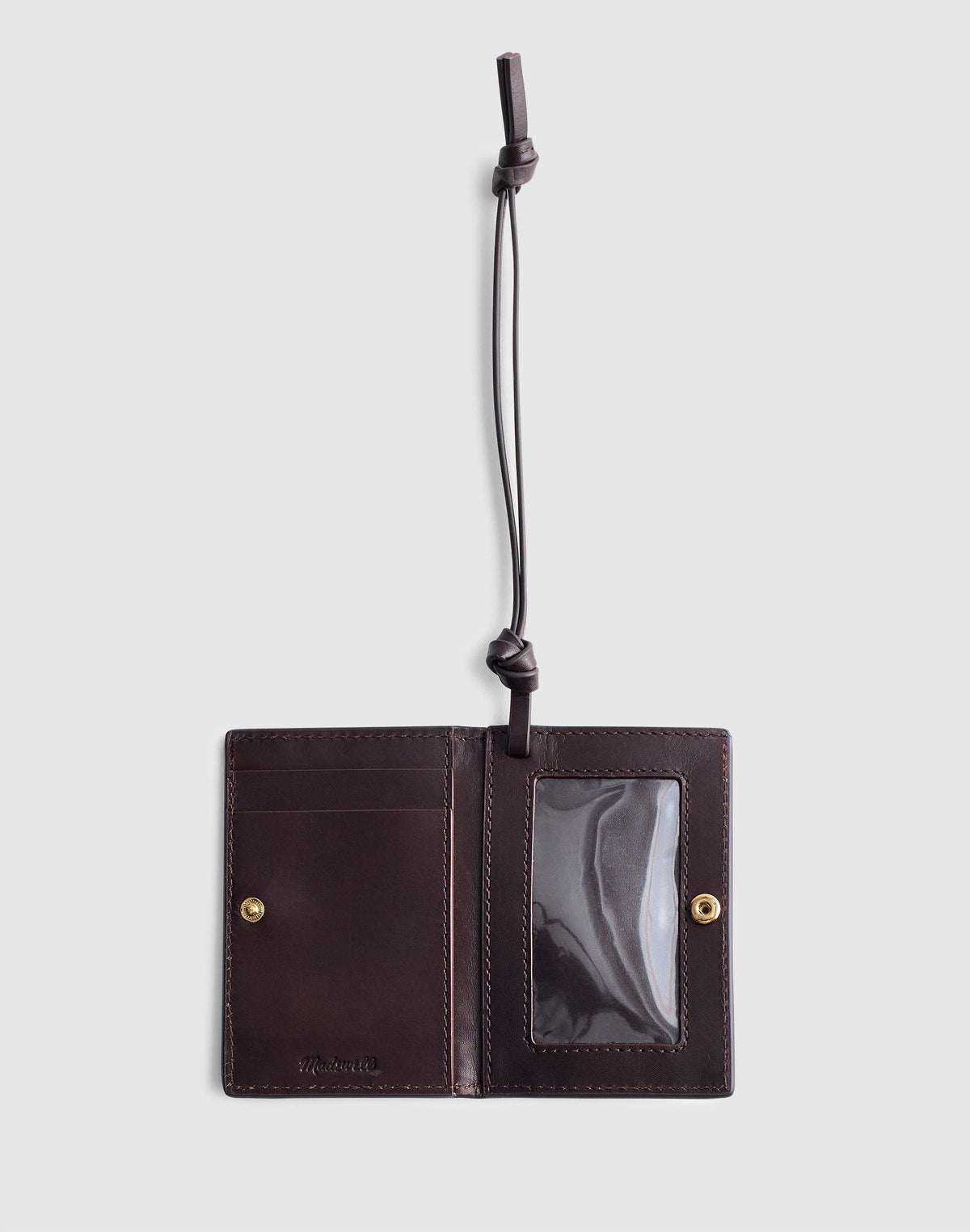 Woven ID Case Coffee Bean | Madewell New