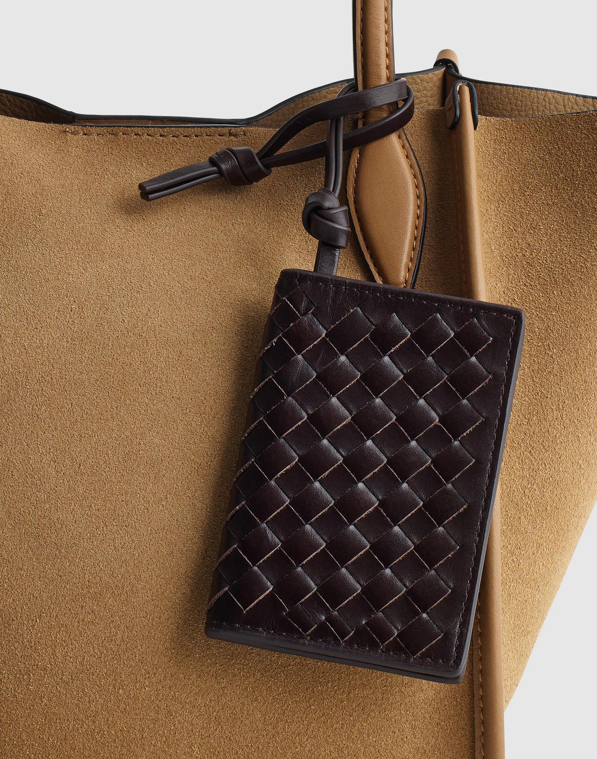 Woven ID Case Coffee Bean | Madewell New