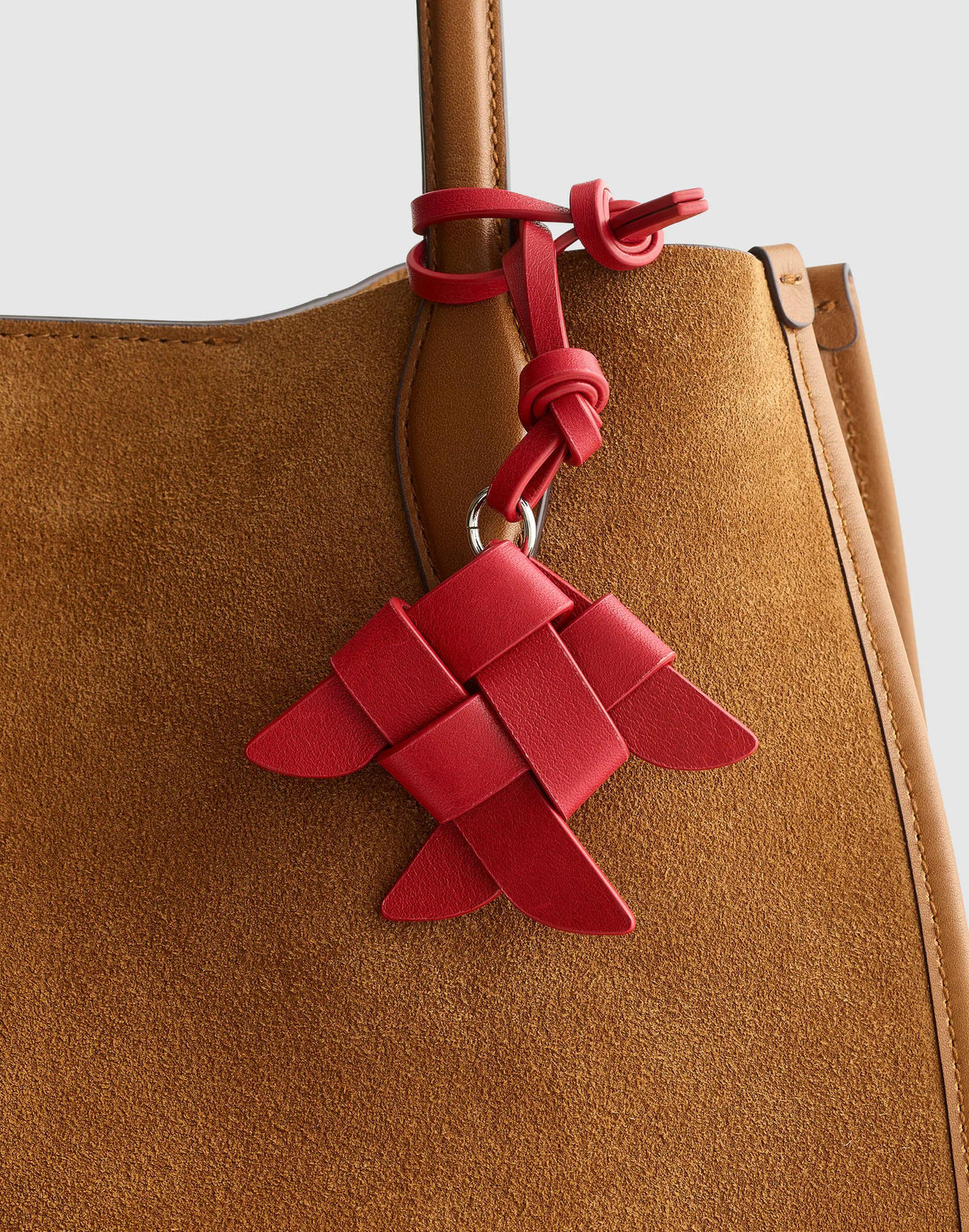 Woven Fish Bag Charm Scarlet | Madewell Quality