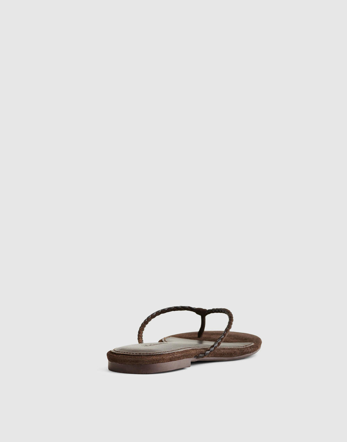 The Iggy Braided Thong Sandal Dark Carob | Madewell Featured