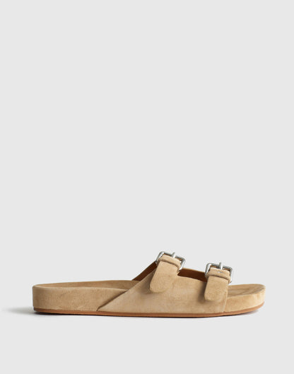 The Cambrea Double-Strap Sandal Field Khaki | Madewell Customer Favorite