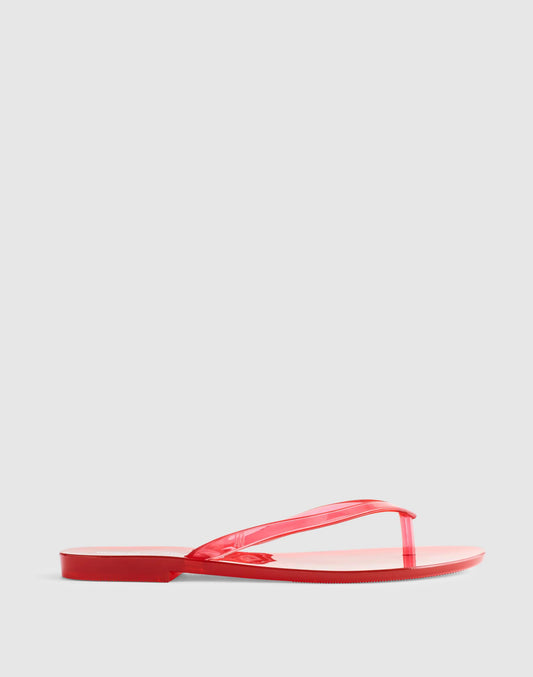 Madewell x Melissa Jelly Thong Sandal Cherry | Madewell Deals
