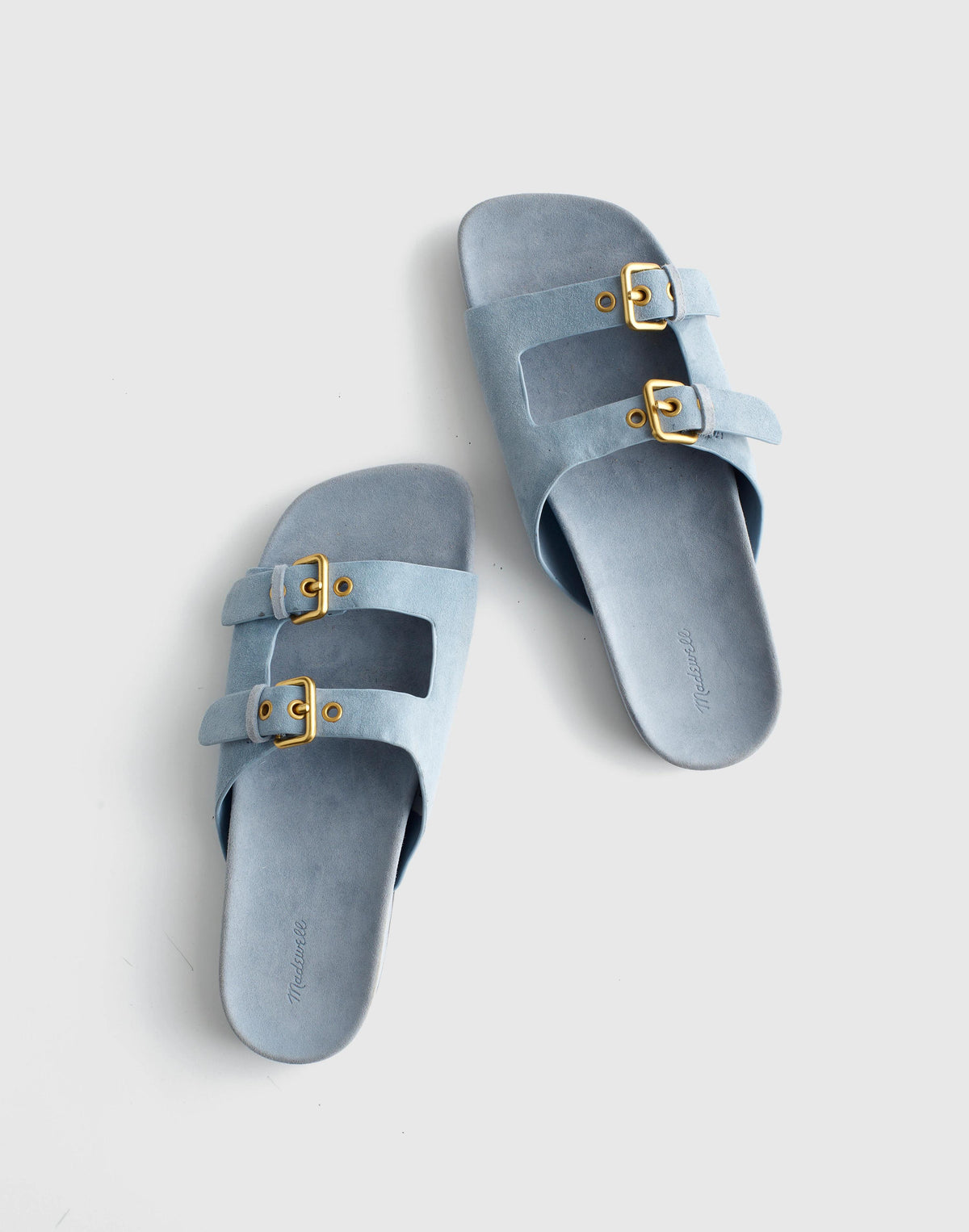 The Cambrea Double-Strap Sandal Serene Blue | Madewell Trending