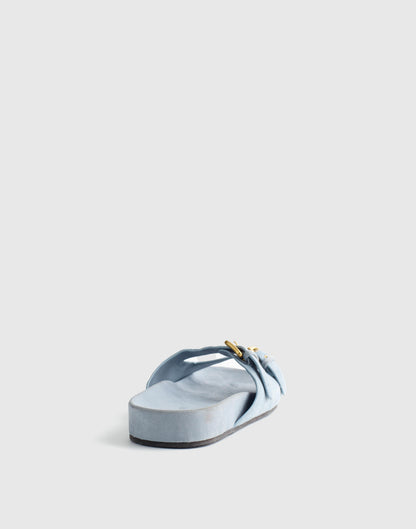 The Cambrea Double-Strap Sandal Serene Blue | Madewell Trending