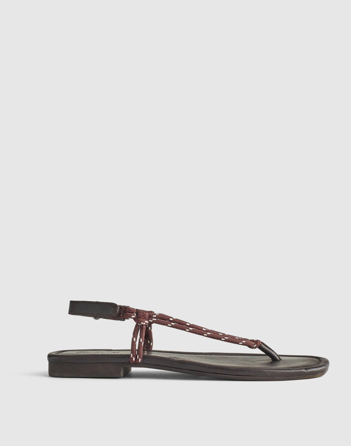 The Aliyah Thong Sandal in Paracord Dark Carob | Madewell Hot Sale