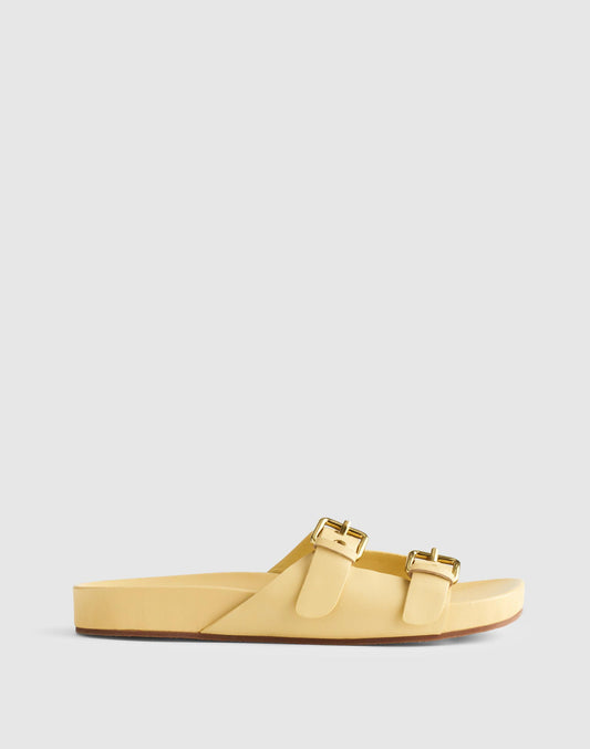 The Cambrea Double-Strap Sandal Yellow Clay | Madewell Essential