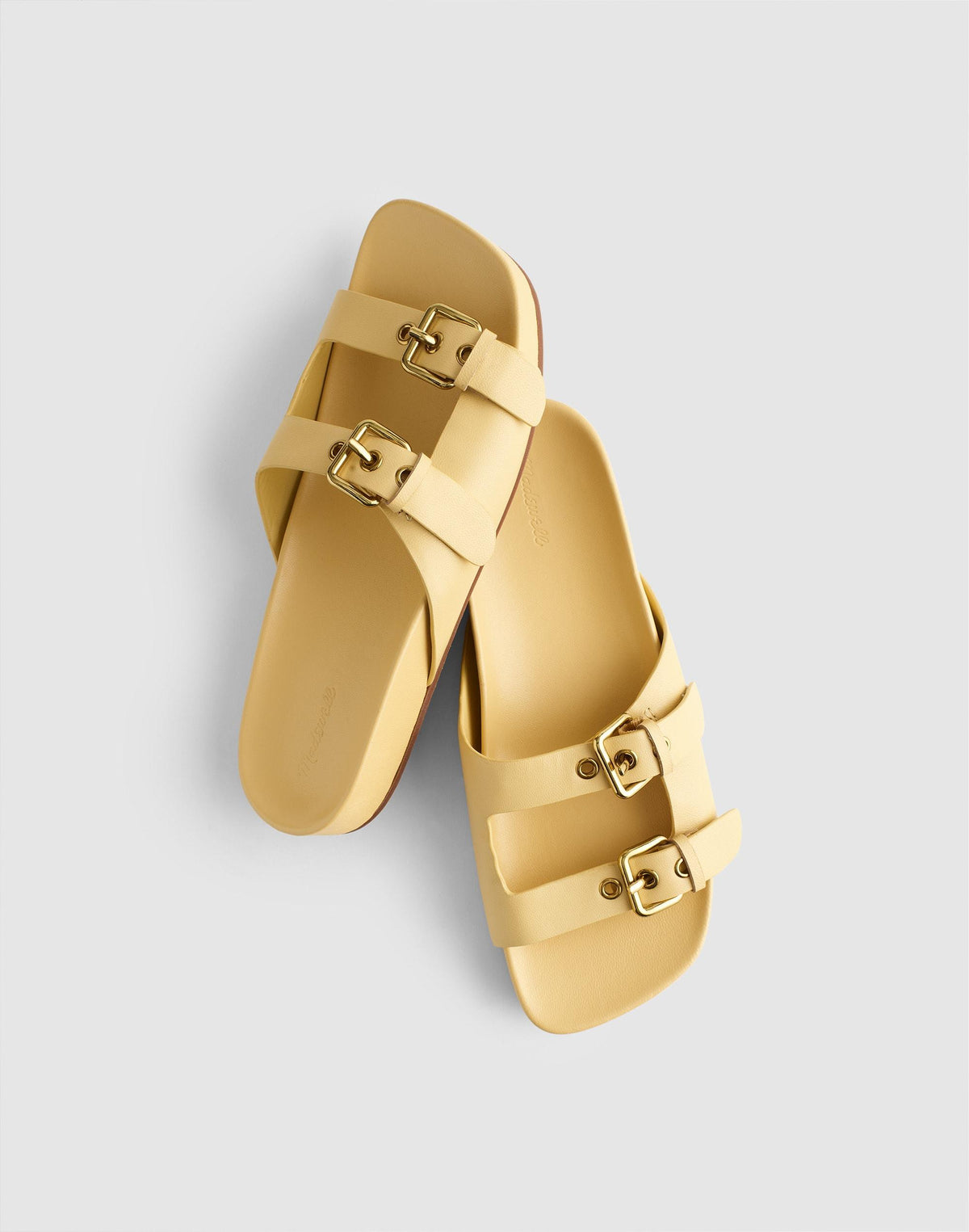 The Cambrea Double-Strap Sandal Yellow Clay | Madewell Essential