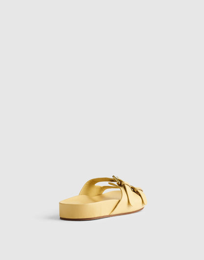 The Cambrea Double-Strap Sandal Yellow Clay | Madewell Essential