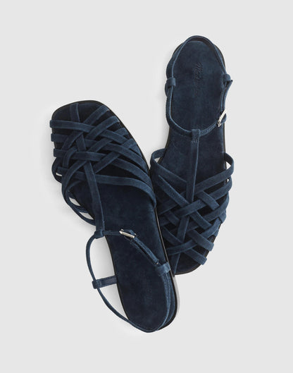 The Milano Fisherman Sandal Juniper Berry | Madewell Great Value
