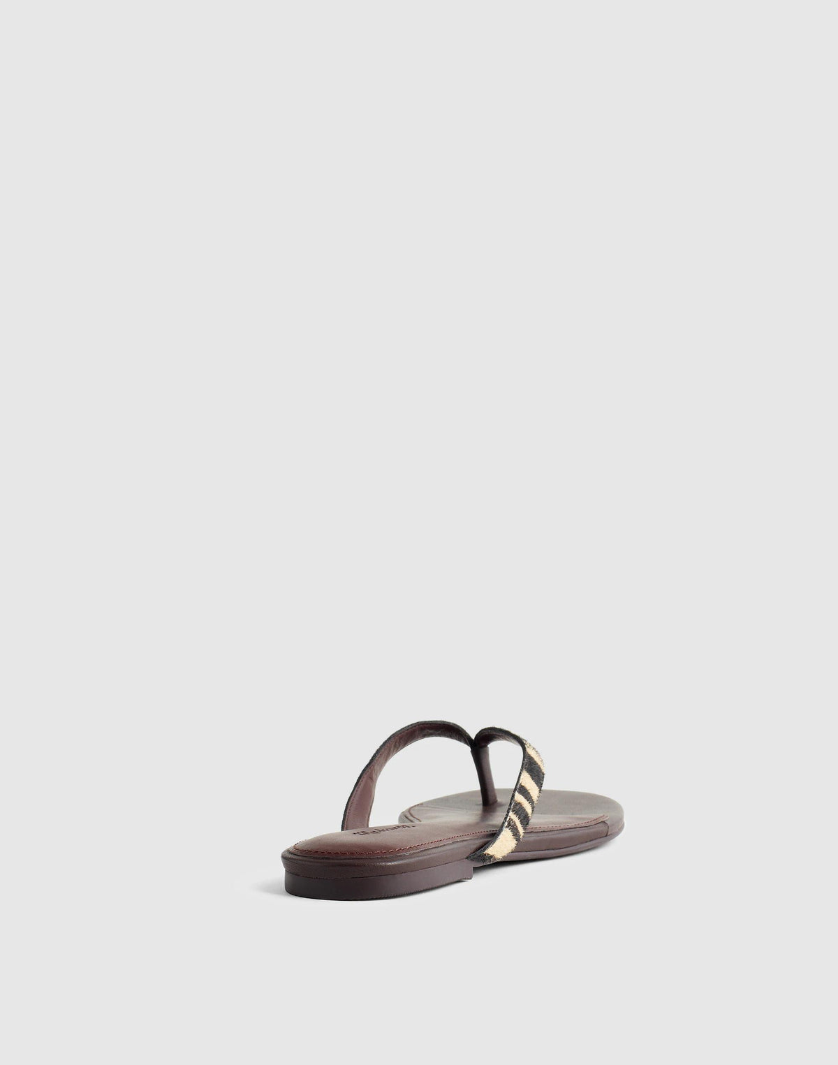 The Iggy Thong Sandal Espresso Bean Multi | Madewell Everyday
