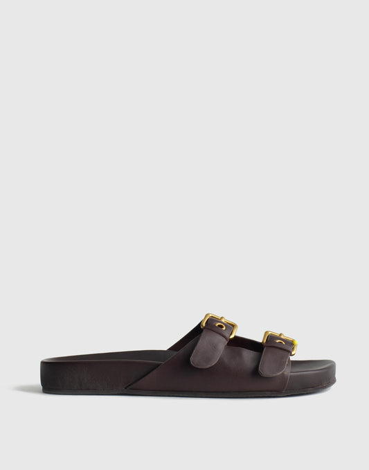 The Cambrea Double-Strap Sandal Coffee Bean | Madewell Discount