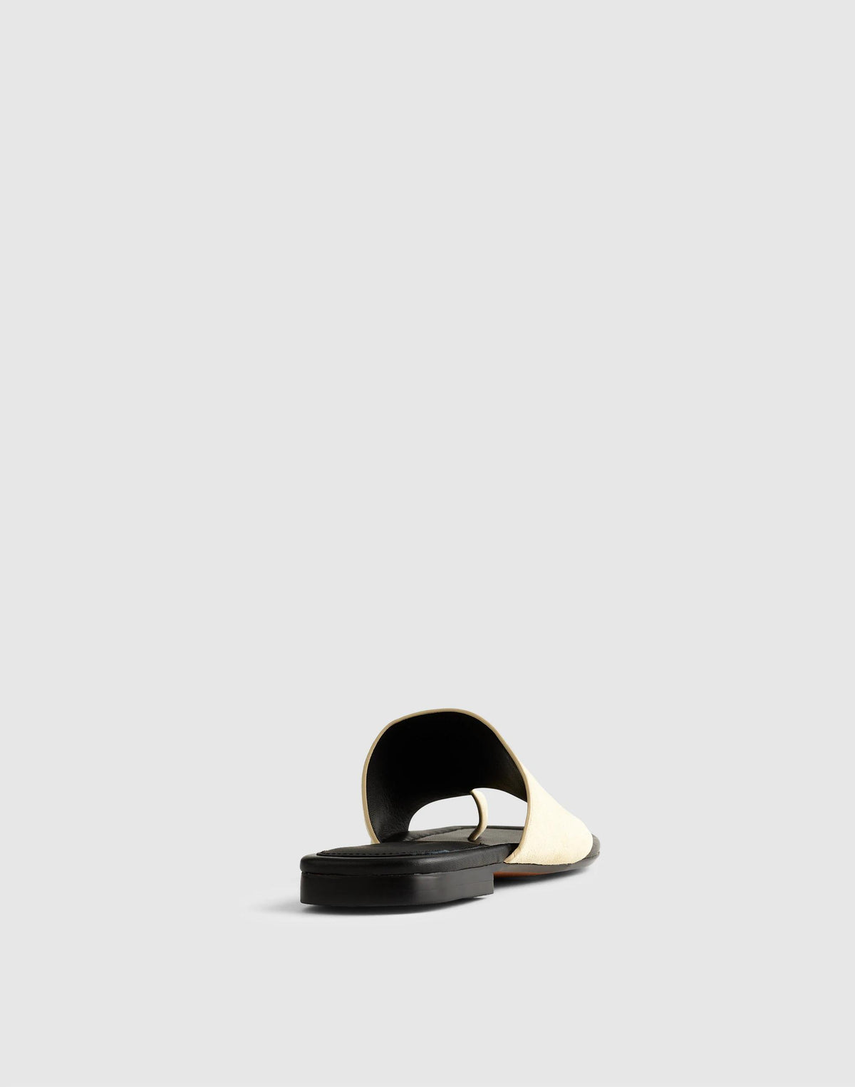 The Maycie Toe-Loop Slide Flax | Madewell Premium