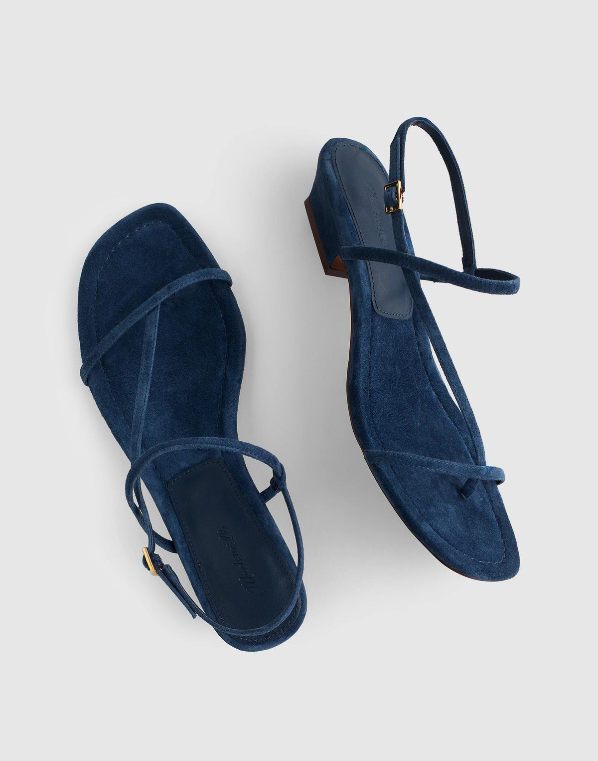 The Maycie Asymmetric T-Strap Sandal Warm Midnight | Madewell Trending