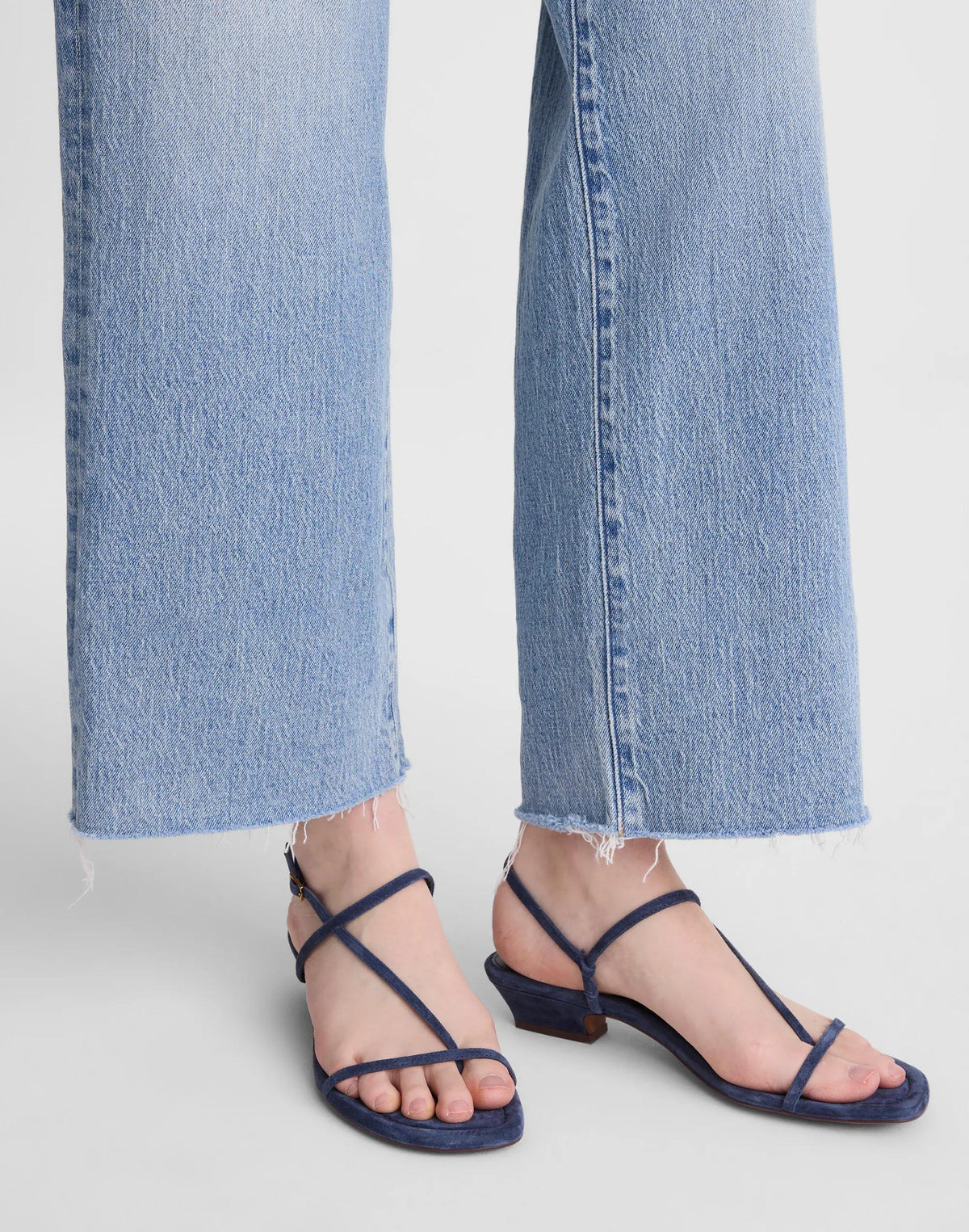 The Maycie Asymmetric T-Strap Sandal Warm Midnight | Madewell Trending
