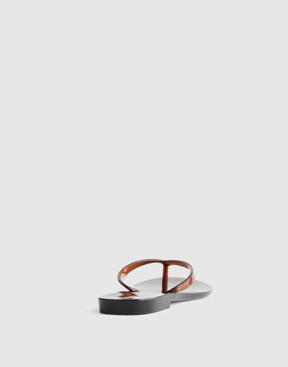 Madewell x Melissa Jelly Thong Sandal Chocolate | Madewell Best Seller