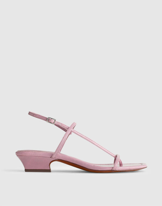 The Maycie Asymmetric T-Strap Sandal Provence Grape | Madewell Sale