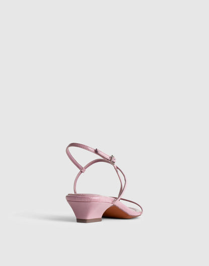 The Maycie Asymmetric T-Strap Sandal Provence Grape | Madewell Sale