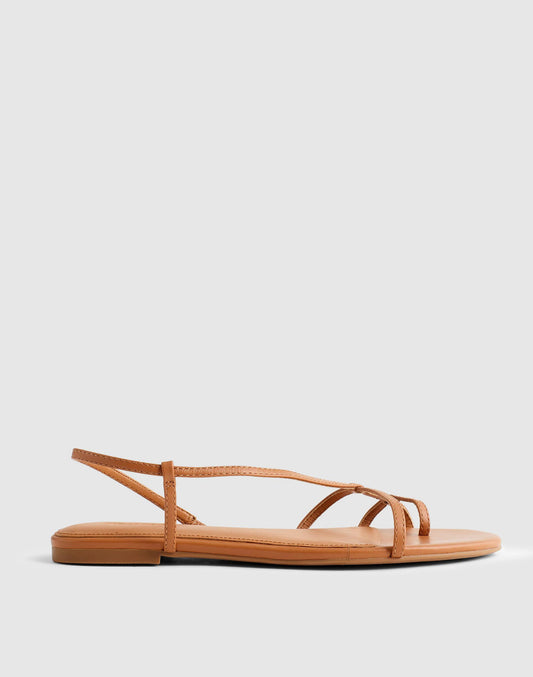 The Iggy Strappy Sandal Toasted Coconut | Madewell New