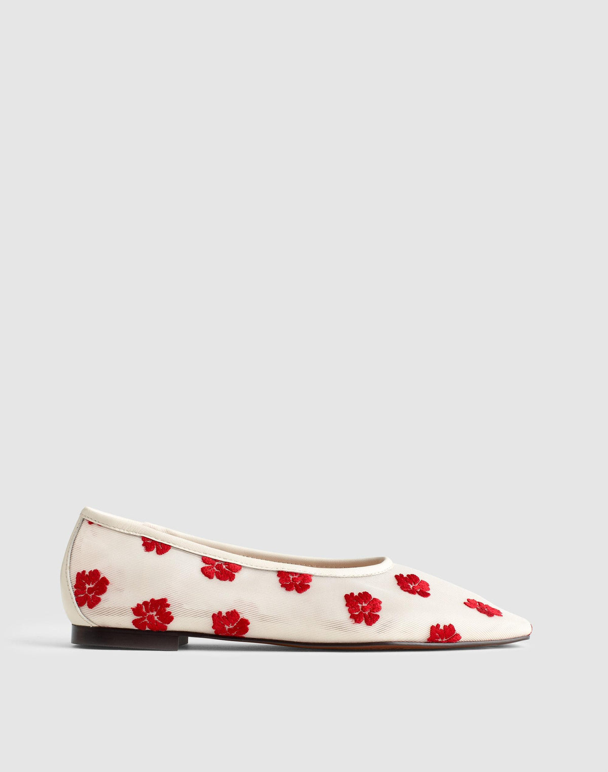 The Mylie Ballet Flat Vintage Ivory Multi | Madewell Special Offer