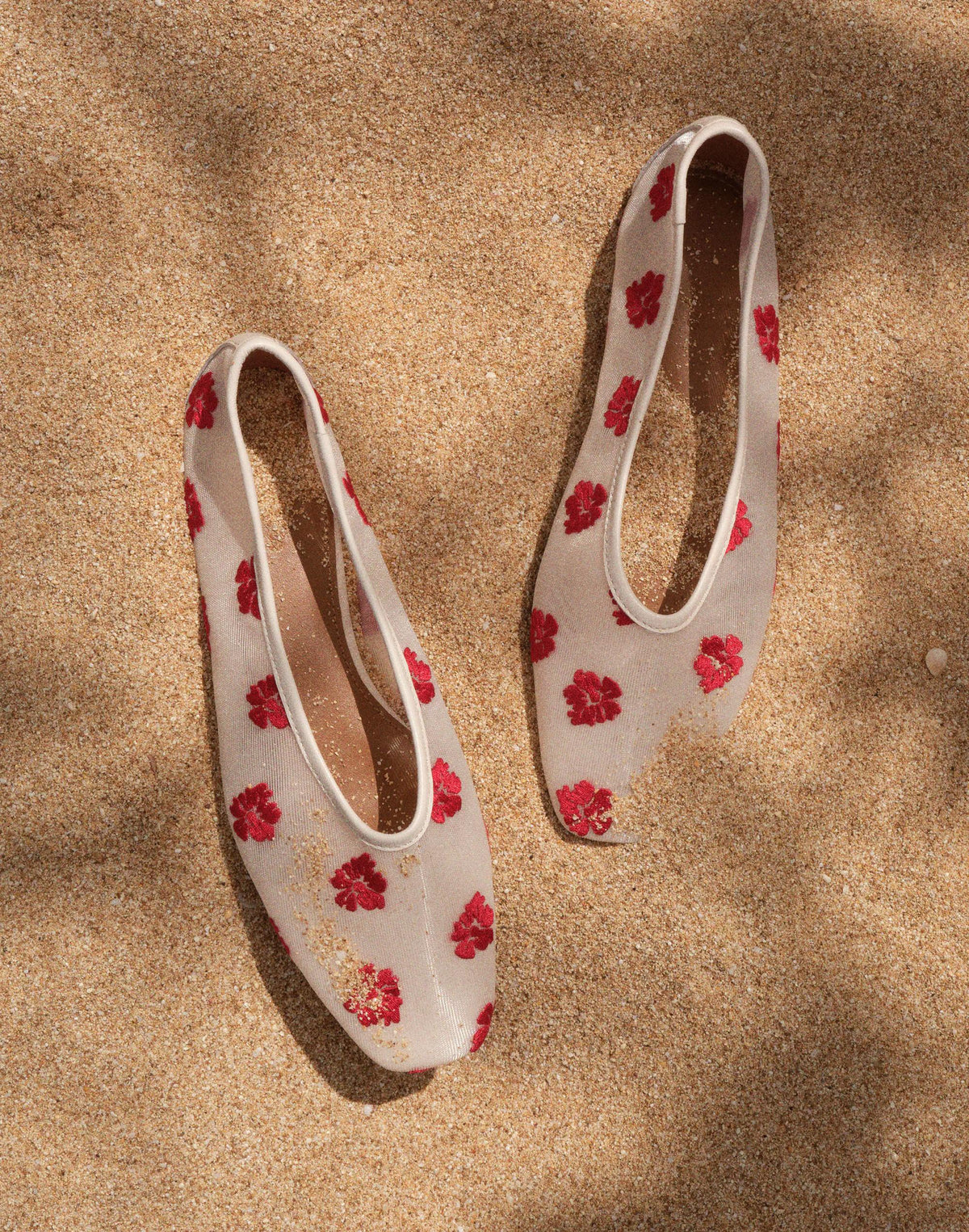 The Mylie Ballet Flat Vintage Ivory Multi | Madewell Special Offer